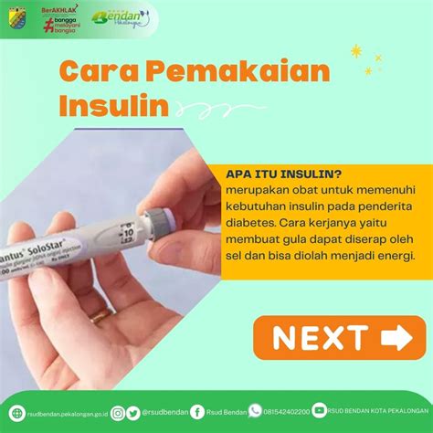 Tata Cara Pemakaian Insulin Rumah Sakit Umum Daerah Bendan Kota