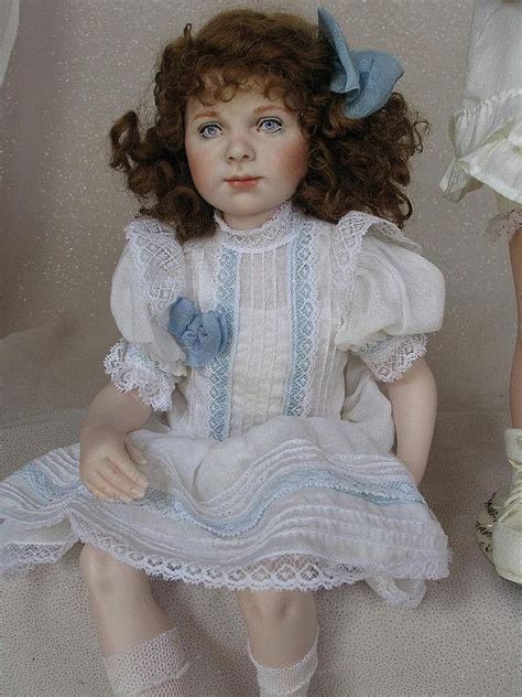 Sold At Auction Two Porcelain Dolls Danbury Mint Shirley Temple By