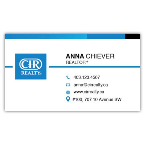 Cir Realty Pt Business Card Design Opt Studio Signs