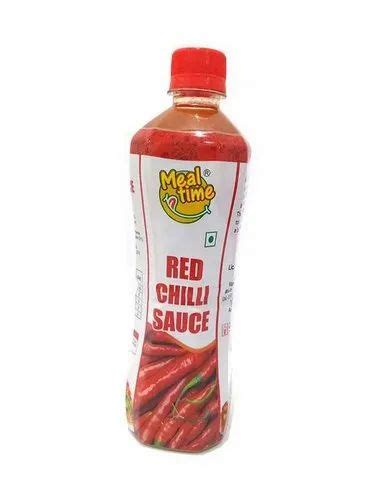 Meal Time Red Chili Sauce Ml Packaging Type Hdpe Bottle At Rs