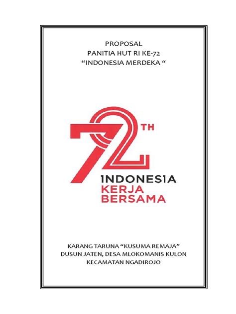 Proposal 17 Agustus Karang Taruna