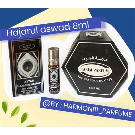 Jual 1 BOX AROMA HAJAR ASWAD ISI 6 BOTOL 6 ML BY TARIM Shopee Indonesia