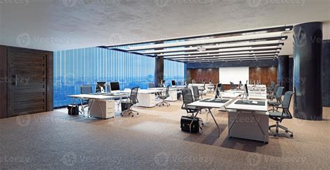 Modern office interior design 12846706 Stock Photo at Vecteezy