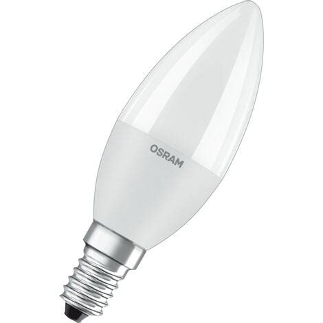 Osram Led Lampe Mit E Sockel Warmweiss K Kerzenform W