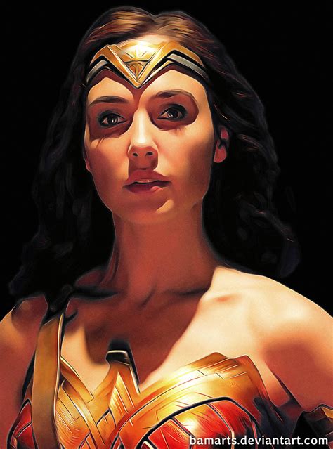 Wonder Woman Gal Gadot Detail By Bamarts On Deviantart