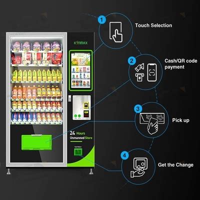 Hours Self Service Store Snacks And Beverage Combo Vending Machine