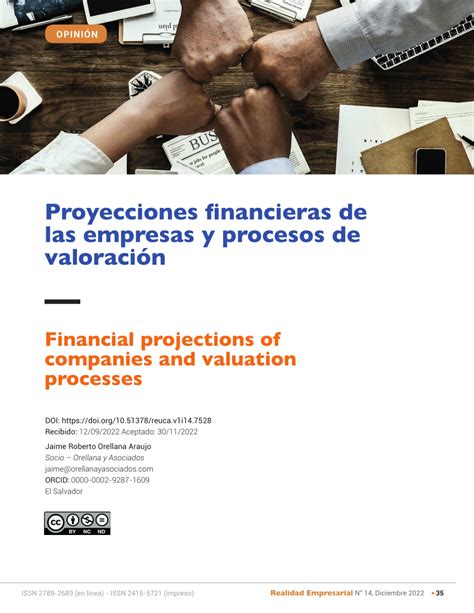 PDF Proyecciones financieras de las empresas y procesos de valoración