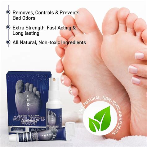 Foot Cream Antifungal Cream 20g + Anti Fungal Spray 60ml, Foot Athletes, Effectivelys Foot ...