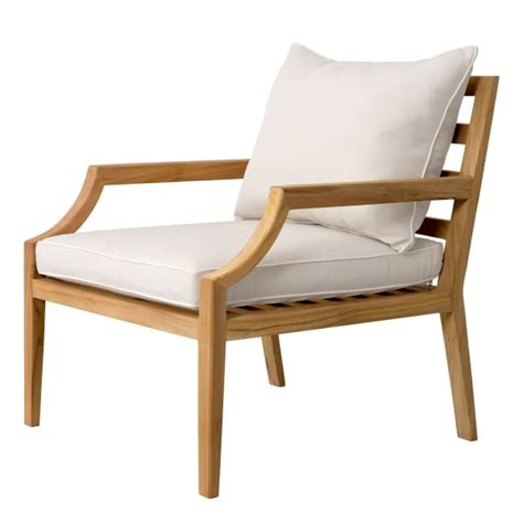 Eichholtz Garten Armchair Hera Natural Teak Bei Villatmo