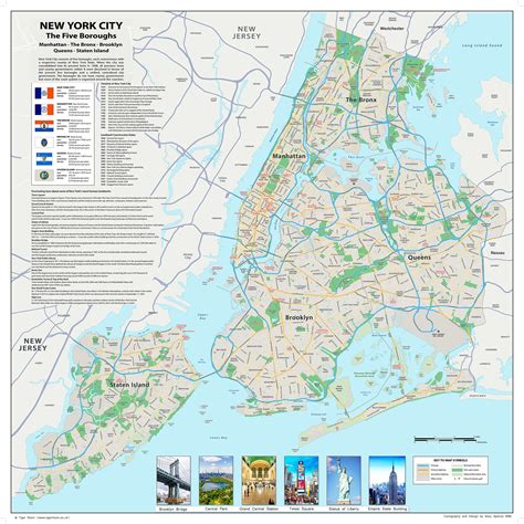Every Tourist Will Soon Use A Digital Map Of Five Boroughs Of New York City - RYZE Superfoods