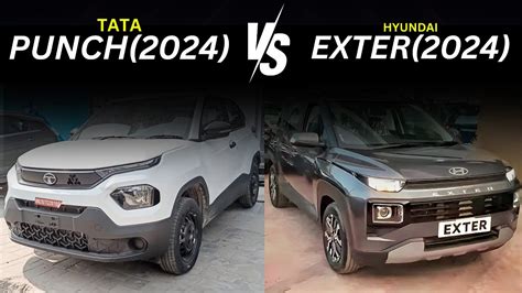 Tata Punch Vs Exter Comparision Hyundai Exter Vs Punch Exter