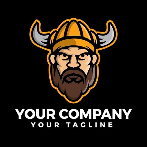 Premium Vector Vector Modern Minimal Business Viking Logo Design