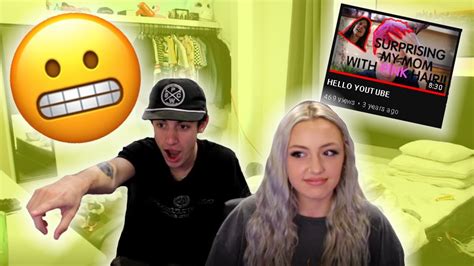 My Girlfriend Reacts To My 1st Youtube Video Ben Lemus Youtube