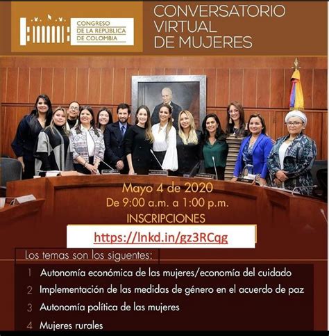 Conversatorio Virtual De Mujeres En La Comisión Legal Para La Equidad