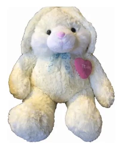 Peluche Conejo Gigante 1 Metro Bebe Corazón Te Amo Grande En Venta En