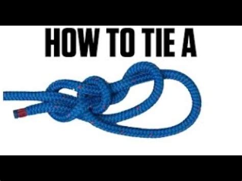 How To Tie A Yosemite Bowline Second Tutorial Youtube