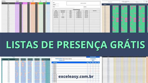 Modelos De Lista De Presen A No Excel Baixe Gr Tis Youtube