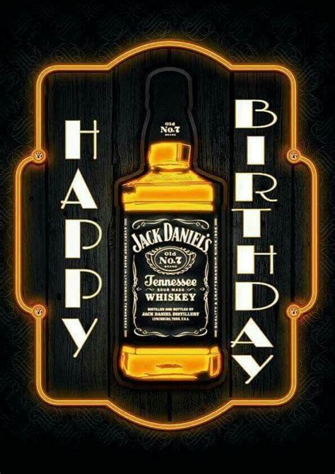 Happy Birthday Jack Daniels Whiskey