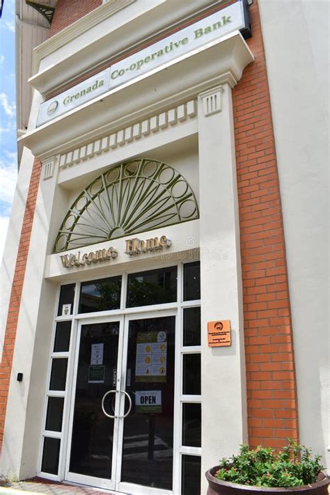 Grenada Co Operative Bank St George S Grenada Editorial Stock Photo