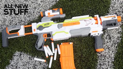 Nerf N Strike Modulus ECS 10 Motorized Blaster Review YouTube