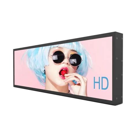 Supermarket Shelves Screen Smart Display 90cm Length 37inch Ultra Wide