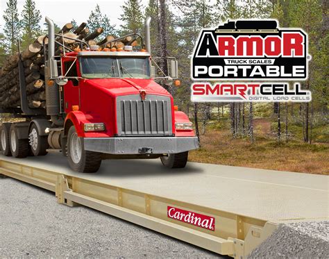 Cardinal ARMOR Portable Truck Scales With Digital SmartCells