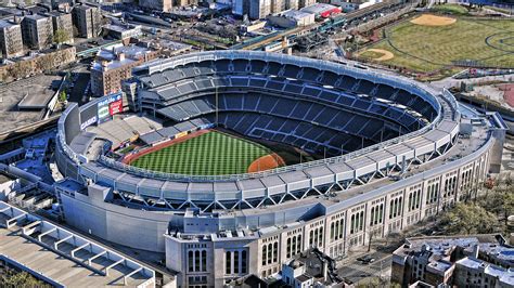 Download Yankee Stadium Aerial Shot New York 4k Background