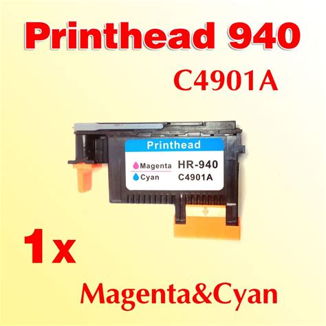 1x C4901A Mangenta Cyan Printhead For Hp940 For Hp 940 OfficeJet Pro