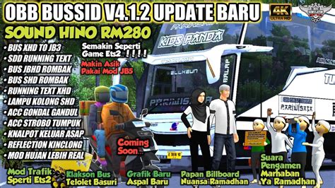 Obb Bussid V Terbaru Sound Hino Rm Ets Nuansa Ramadhan Grafik