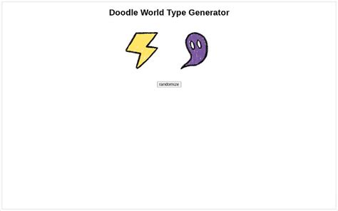 Doodle World Type Generator