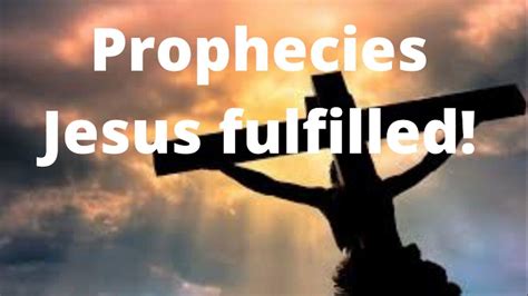 Prophecies Jesus Christ Fulfilled - One News Page VIDEO