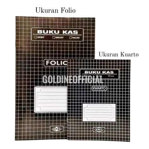 Jual Buku Kas Folio Kwarto Buku Catatan Kas Ukuran Folio Kuarto