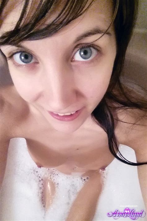 Andi Land Naked Teen Andi Land Takes Self Shots During The Course Of A Bubble Bath R18hub