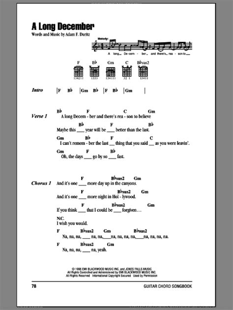 Guitar Chords Mr Jones