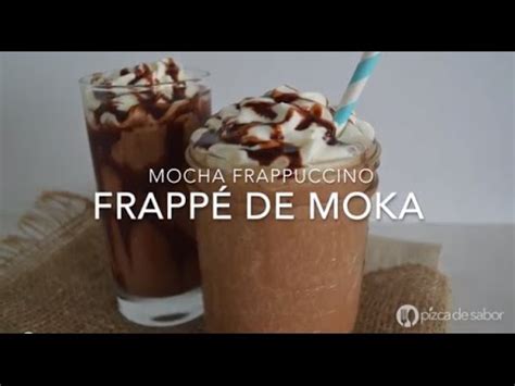 FRAPPÉ DE MOKA o MOCHA FRAPPUCCINO Recetas fáciles Pizca de Sabor