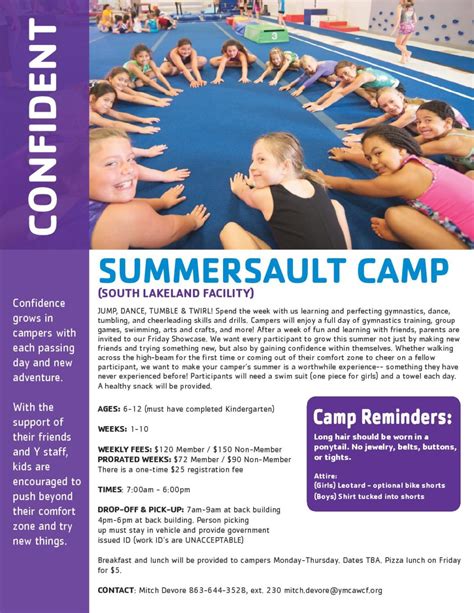 2018 Summer Camp Guide For Lakeland And Polk County Lakeland Mom