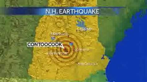 Earthquake felt in Central New Hampshire