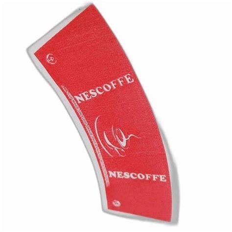 Non Spectra Red Printed Paper Cup Blank Glossy Gsm Gsm At Rs