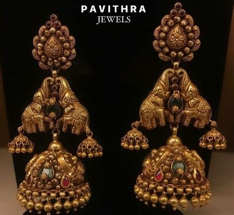 Pin By Lohitha KasiReddy On Ear Ware Gold Bridal Jewellery Sets