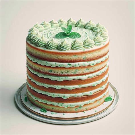 Mint Naked Cake Home