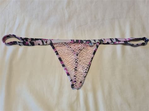 New Wicked Weasel Microminimus Rebel Mesh Bikini Bottom Pink