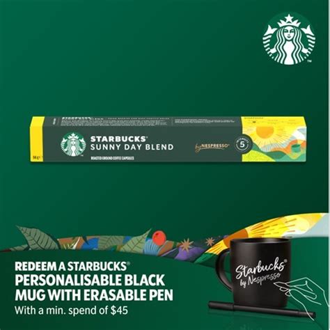 STARBUCKS By Nespresso Capsules Sunny Day Blend Lungo Shopee Singapore