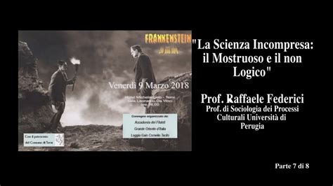 Convegno Frankenstein Anni Dopo Prof Federici Parte Di Youtube