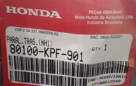 Guardabarro Tras Orig Honda Cbx 250 Twister Centro Motos En Venta En