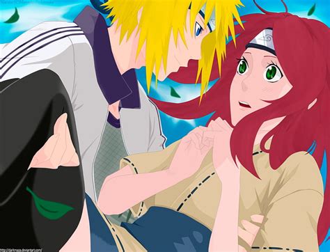 Anime Naruto Kushina Uzumaki Minato Namikaze Fondo De Pantalla Hd