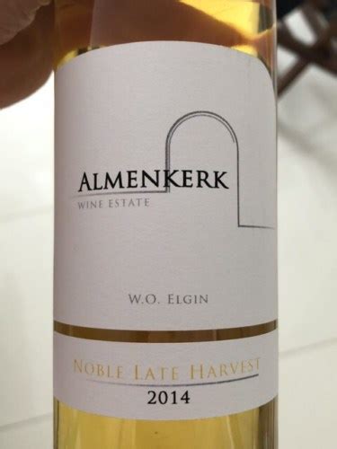 Almenkerk Wine Estate Noble Late Harvest Vivino Us