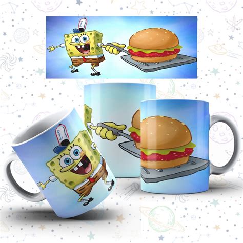 Caneca Personalizada Porcelana Bob Esponja Shopee Brasil