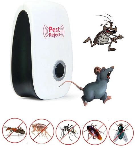 Pest Reject Pro Ultrasonic Repeller Home Bed Bug Mites Spider Defender