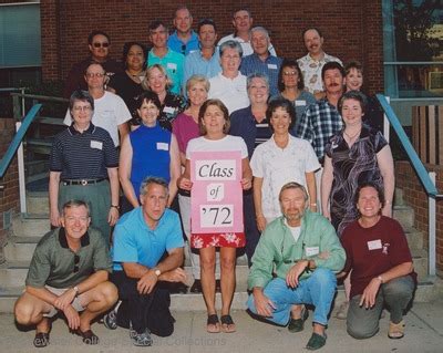 Bridgewater College Group Portrait Of The Class Of 1972 In Reunion 5