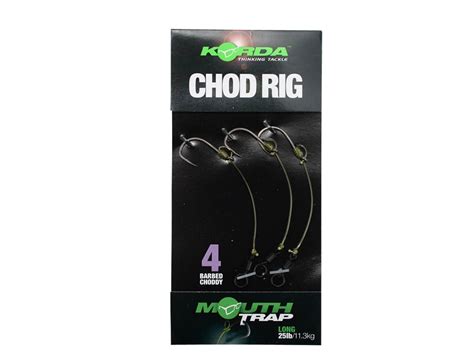 Bas de ligne Korda Chod Rigs courts Integral Pêche